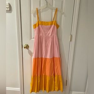 J.Crew summer maxi dress, size 4